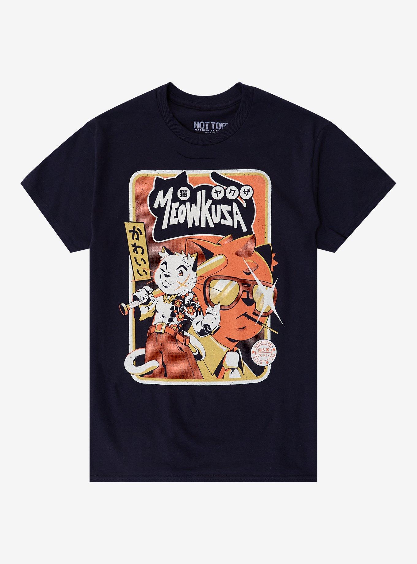 Meowkusa Poster T-Shirt By Ilustrata