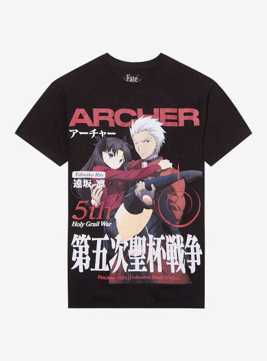 Fate/Stay Night [Unlimited Blade Works] Magazine Cover T-Shirt