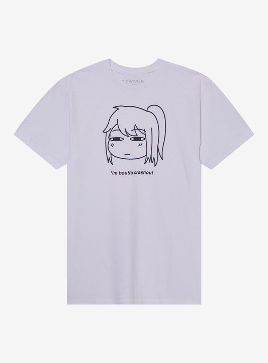Crash Out Anime Character TShirt Graphic Tee | Graphic Tee | Unisex Shirt | Perfect Gift for Fans