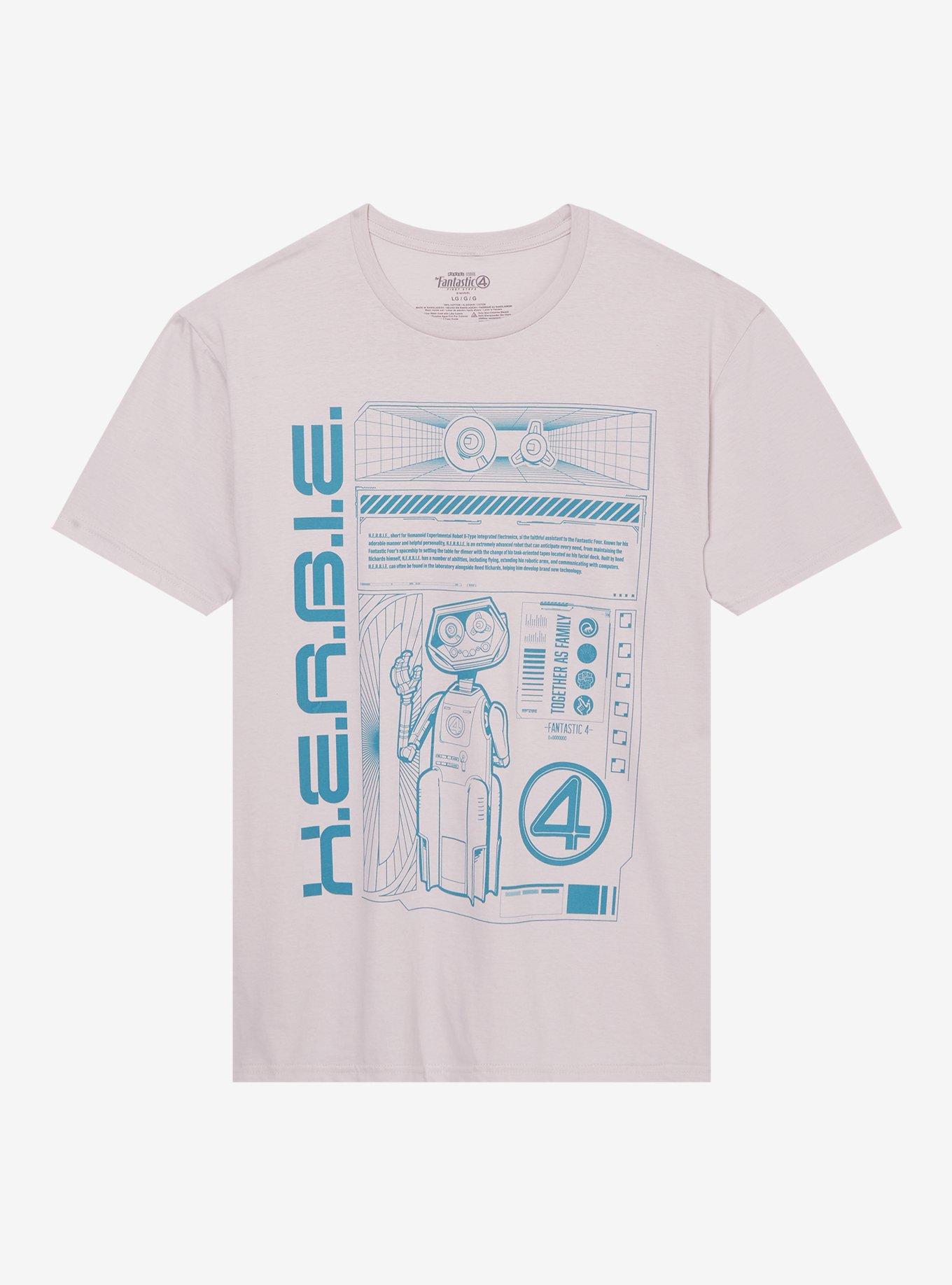 Marvel The Fantastic 4 First Steps HERBIE T-Shirt T-Shirt – Unique Character Design | High Demand Item