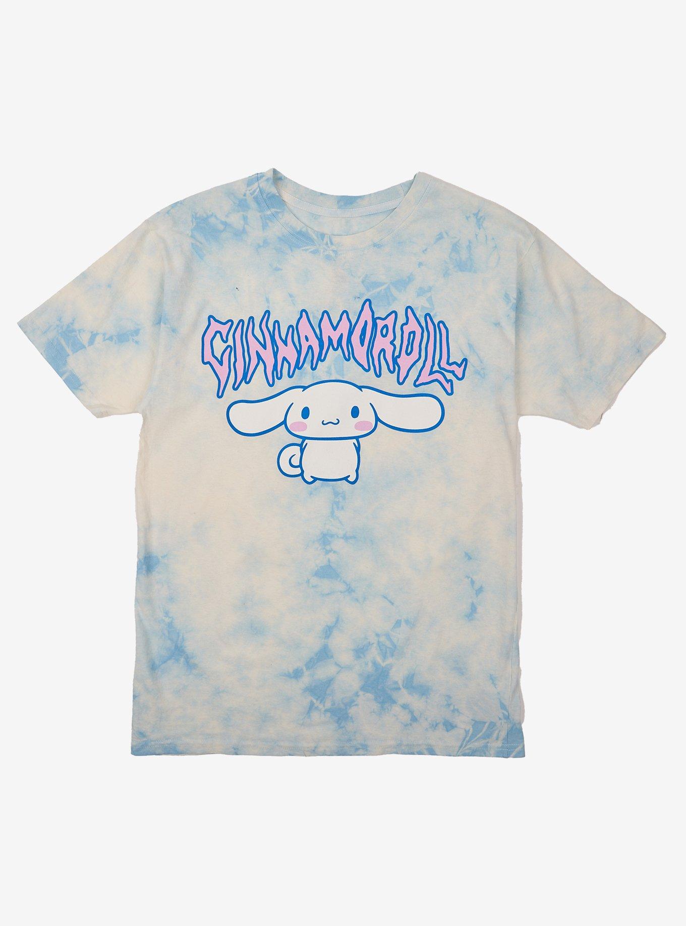 Cinnamoroll Metal Blue Tie-Dye T-Shirt