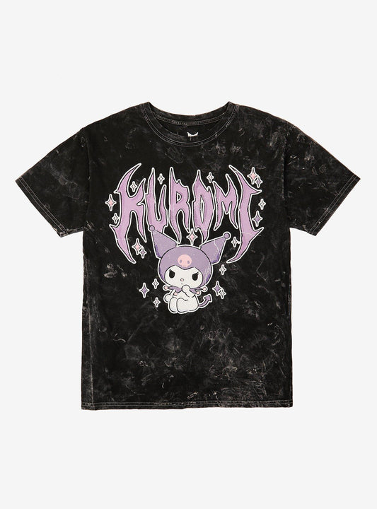 Kuromi Metal Dark Wash T-Shirt