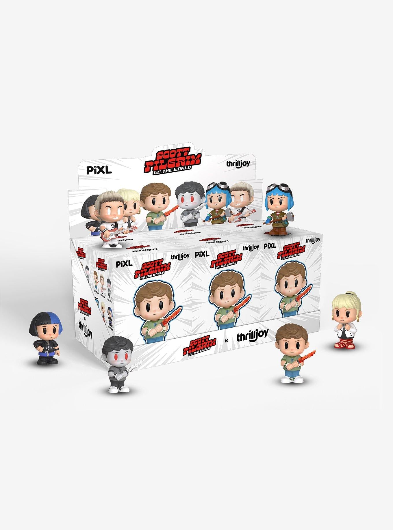 Thrilljoy Scott Pilgrim Vs The World Pixl Blind Box Figure | Trendy Graphic Tee | Casual Unisex T-shirt