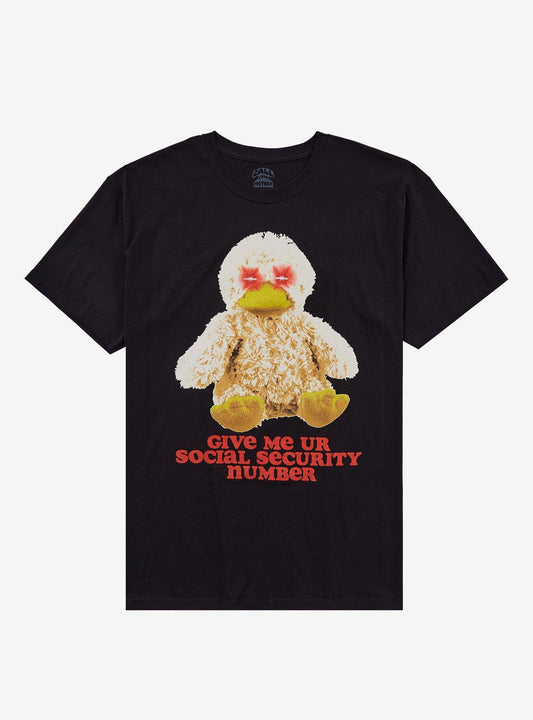 Duck Plush Social Security Number TShirt By Call Your Mother Graphic Tee | Graphic Tee | Unisex Shirt | Soft Comfortable Wear