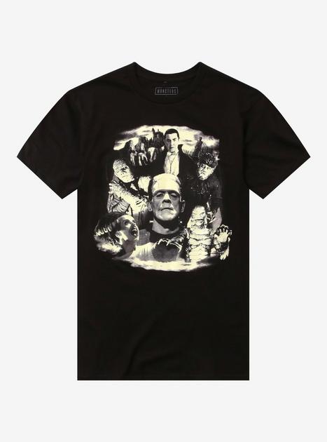 Rock Rebel Universal Monsters Glow In The Dark T Shirt | Hot Topic
