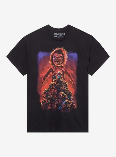 Chucky Skull Pile T Shirt | Hot Topic