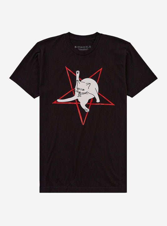 Pentagram Cat Cleaning TShirt Graphic Tee | Graphic Tee | Unisex Shirt | Premium Quality Apparel