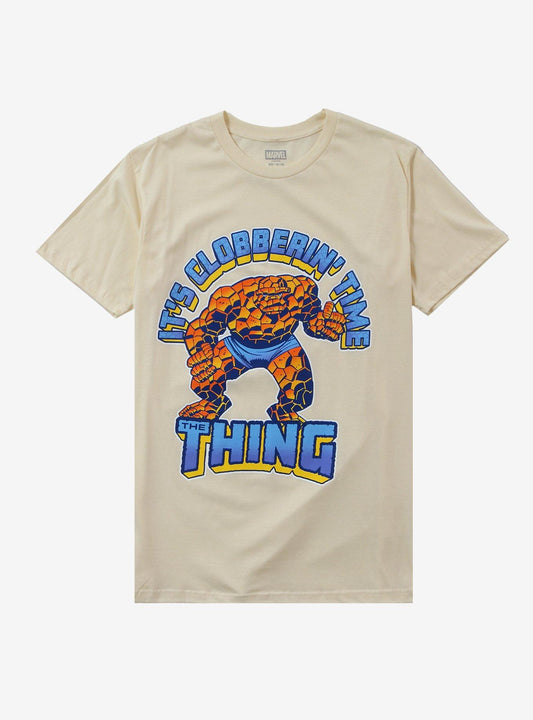 Marvel The Fantastic Four The Thing Clobberin' Time T-Shirt T-Shirt – Exclusive Art Edition | Great Gift for Fans