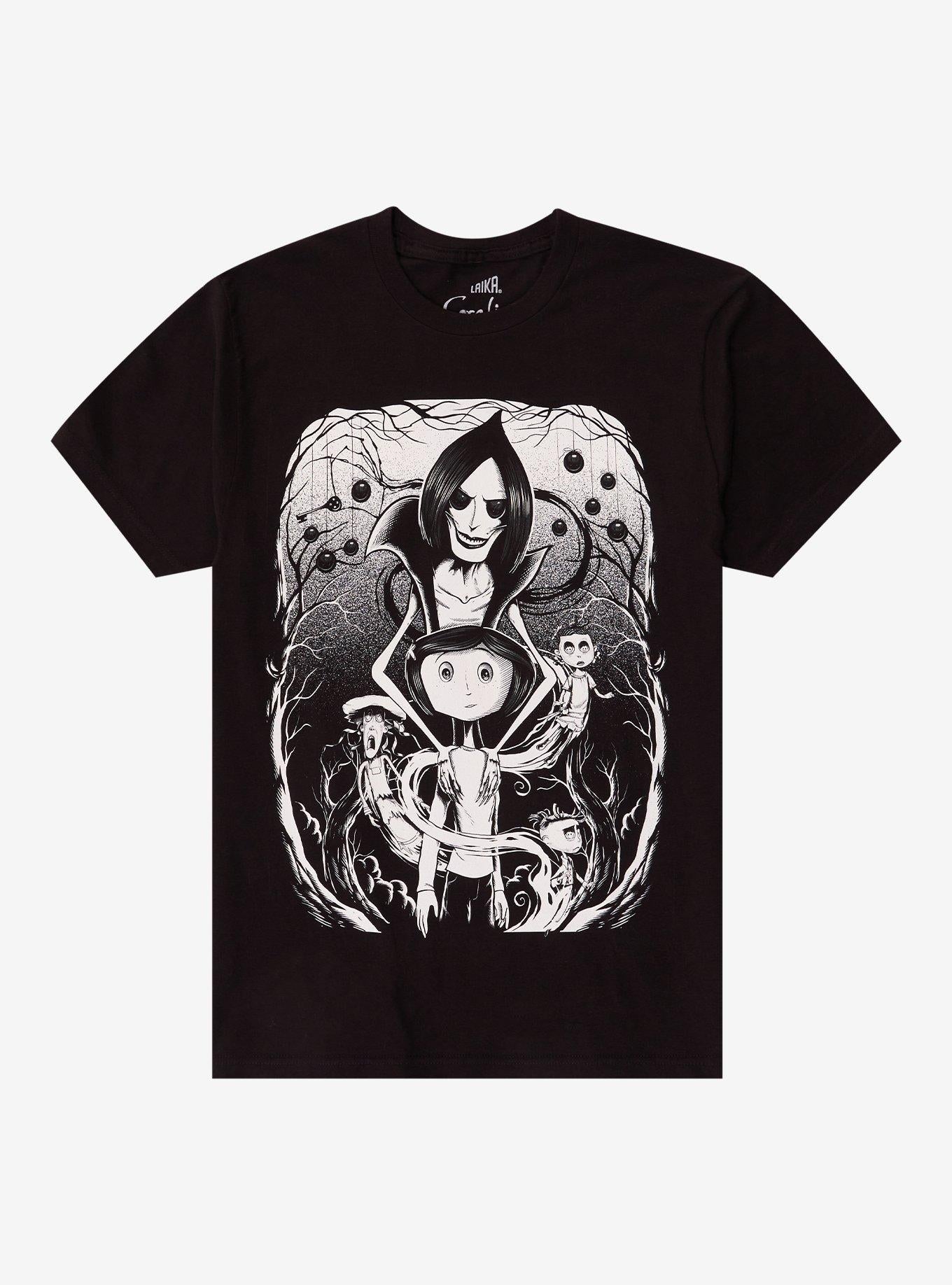 Coraline Beldam Black White TShirt Graphic Tee | Graphic Tee | Unisex Shirt | Top Trending Fashion