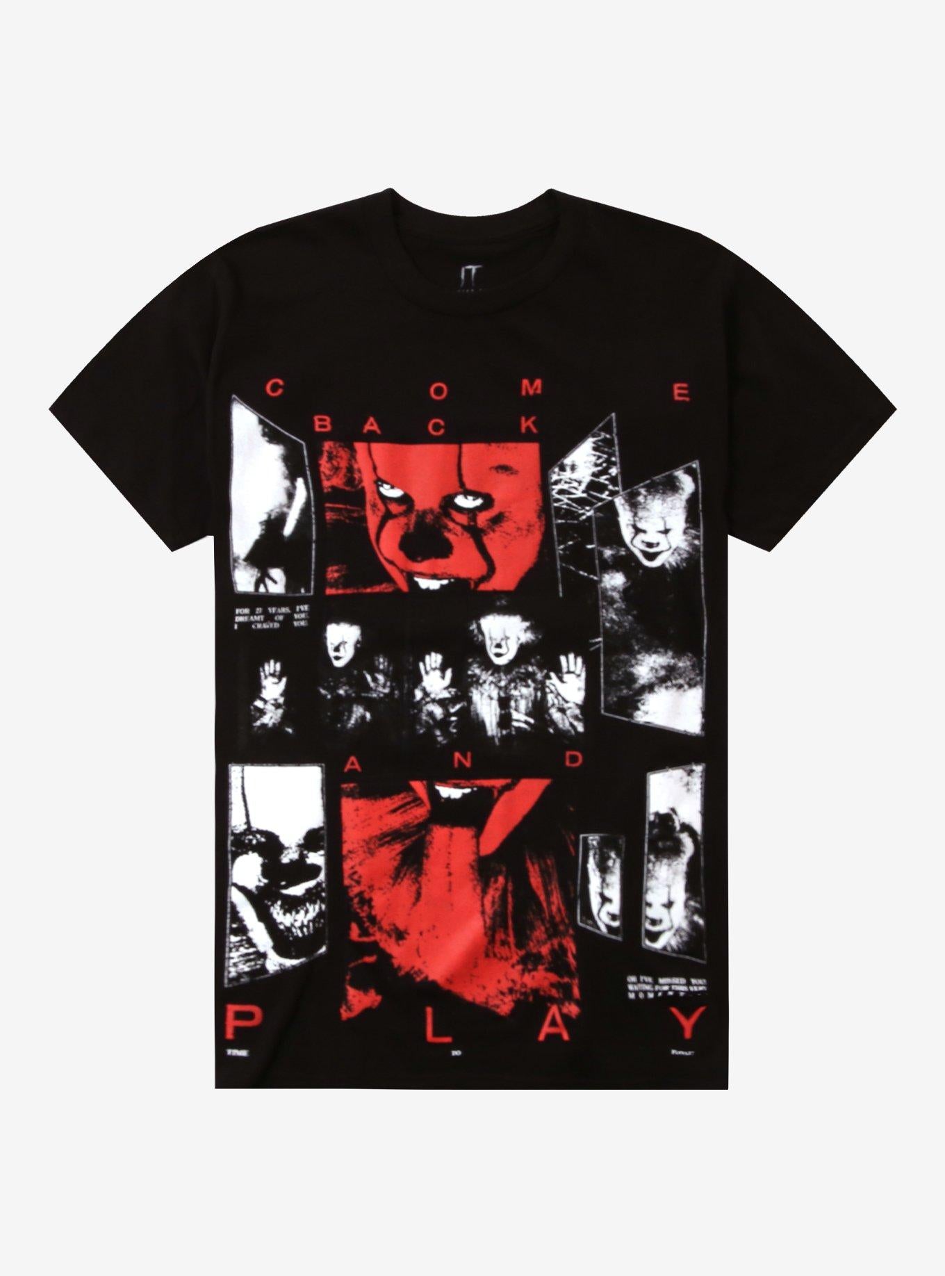 IT Chapter Two Pennywise Come Back Collage T-Shirt