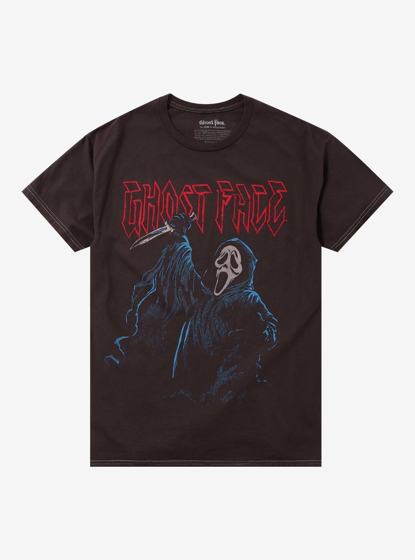 Ghost Face Jumbo Print Metal TShirt Graphic Tee | Graphic Tee | Unisex Shirt | Best-Selling Design