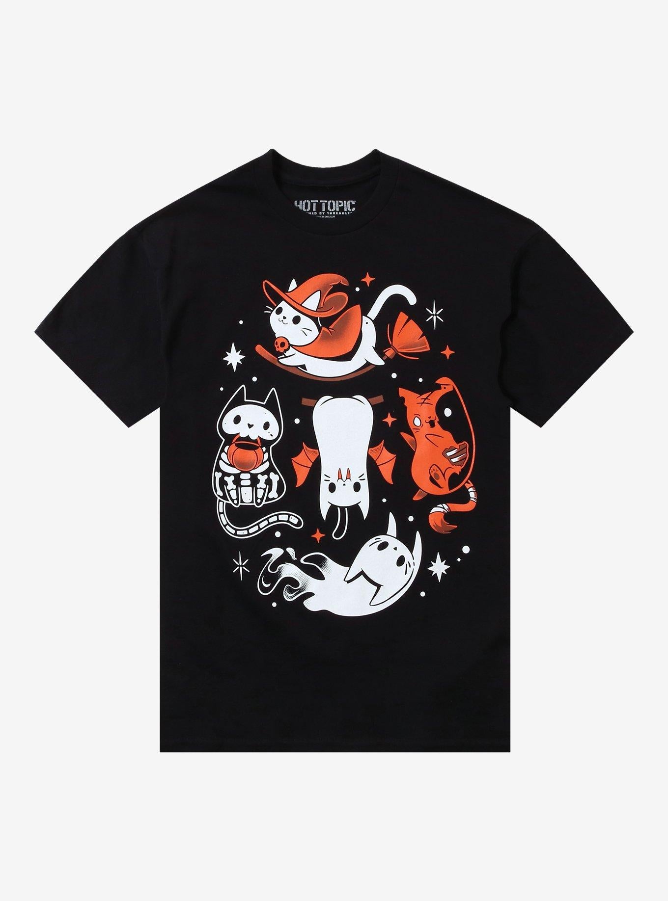 Spooky Kitty Halloween TShirt By Snouleaf Graphic Tee | Graphic Tee | Unisex Shirt | High-Quality Print