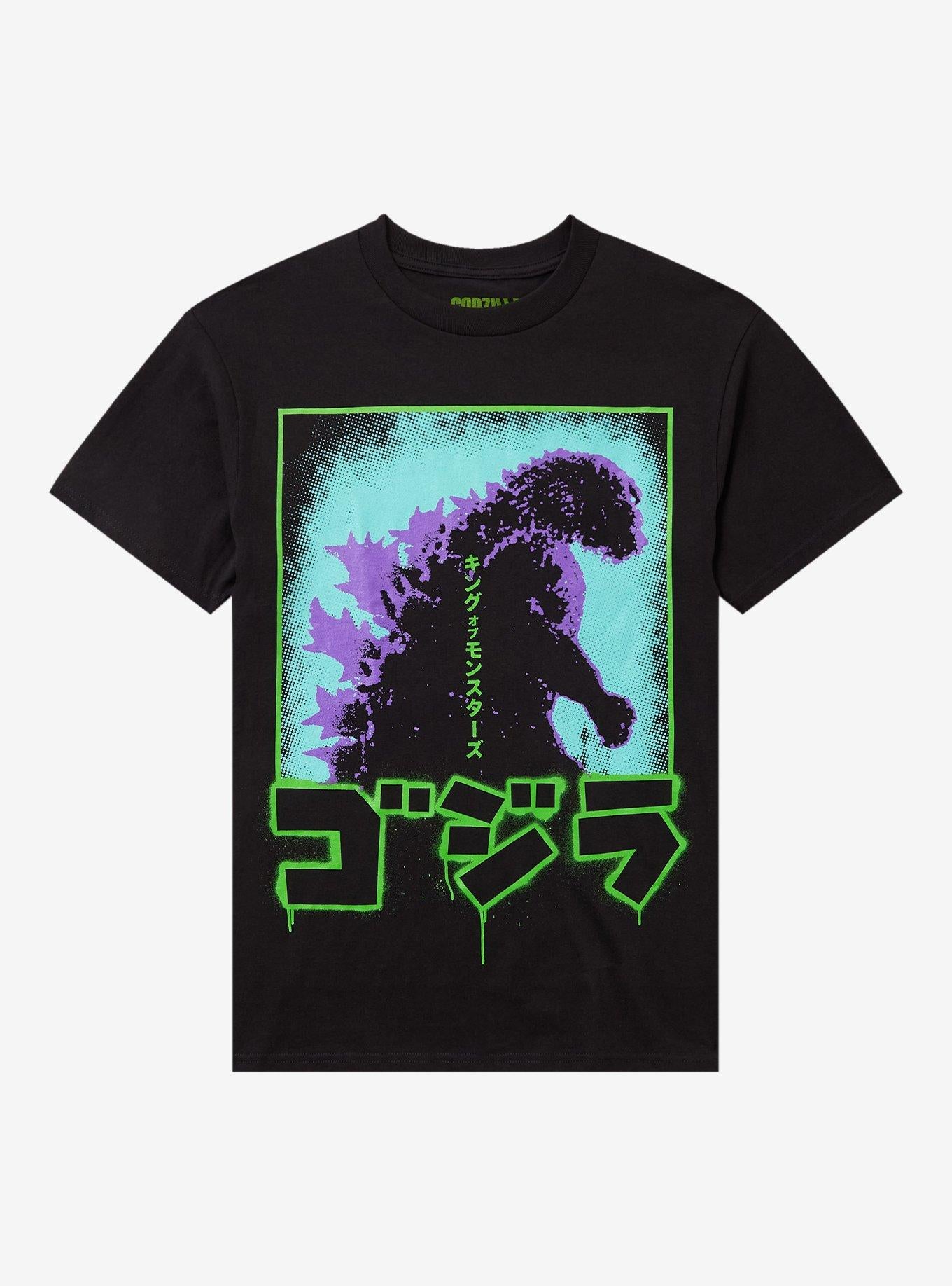 Ghost X Ghost Godzilla Portrait T-Shirt
