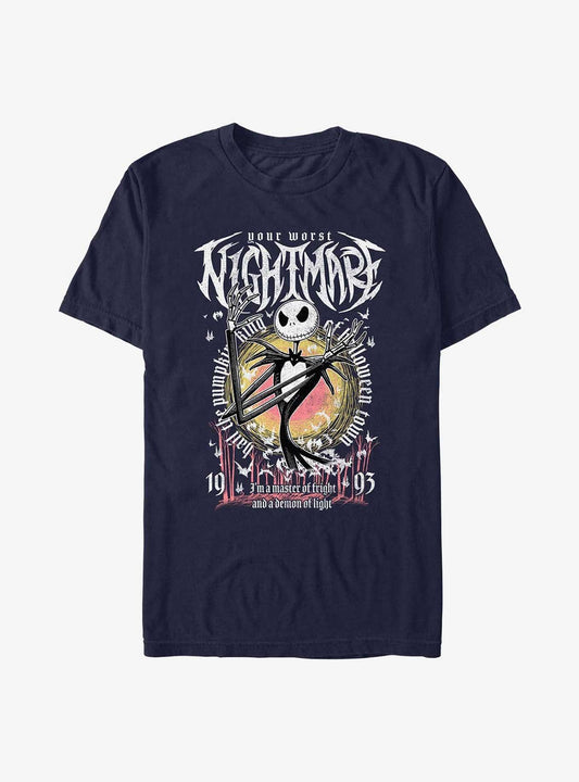 Disney The Nightmare Before Christmas Long Live Pumpkin King TShirt T-Shirt | Vintage Christmas Look | Top Pick For Gifting