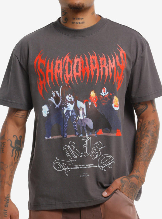 Solo Leveling Shadow Army Metal T-Shirt