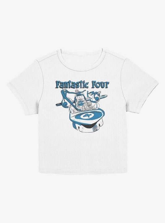 Marvel Fantastic Four Classic Four Girls Baby T-Shirt T-Shirt – Vintage Style Artwork | Perfect for Daily Wear