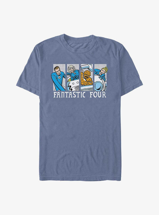 Marvel Fantastic Four Fantastic Comic Garment Dye T-Shirt T-Shirt – Unique Character Design | Trending Now