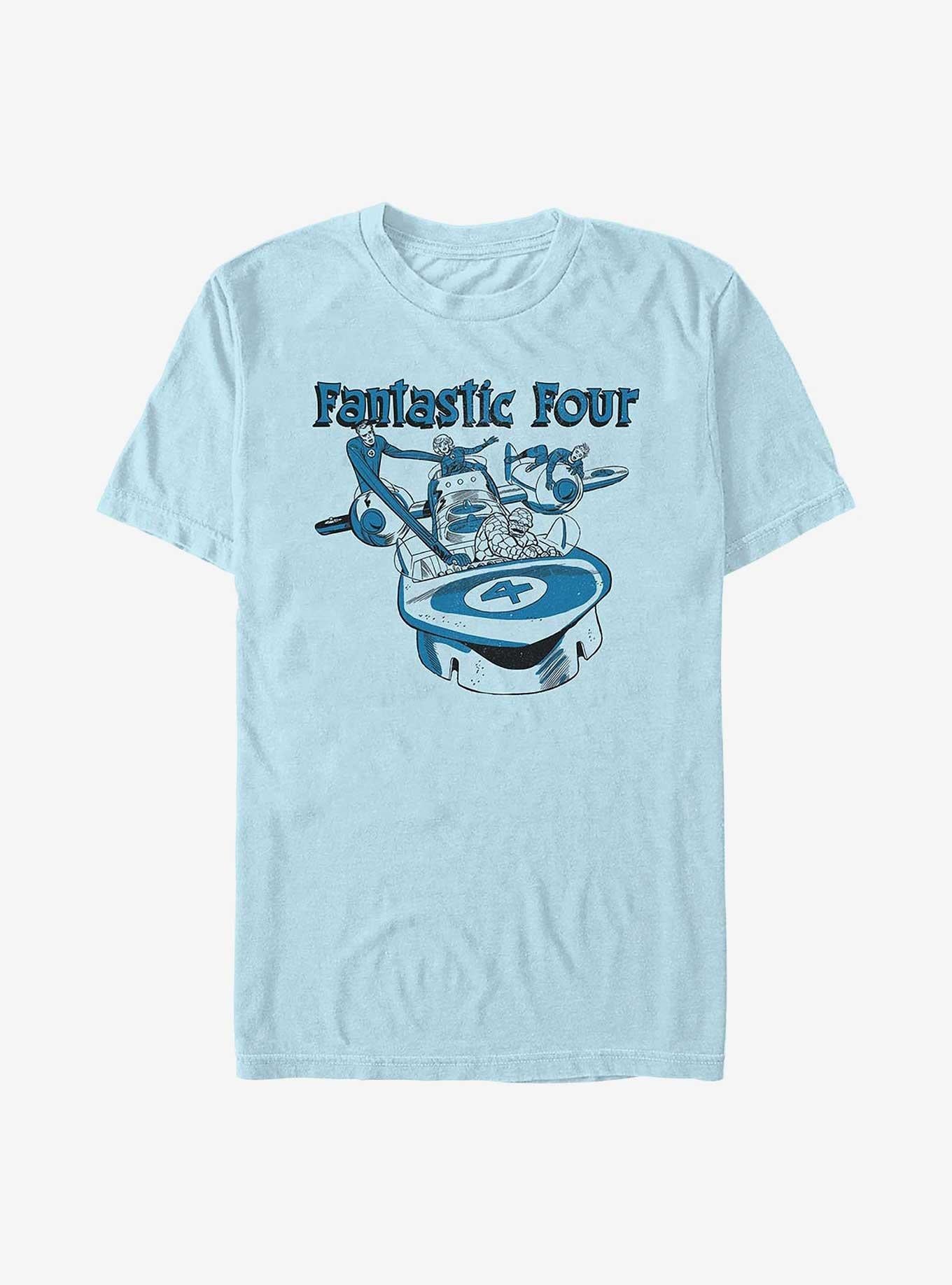 Marvel Fantastic Four Classic Four Garment Dye T-Shirt T-Shirt – Premium Quality Print | Perfect for Daily Wear