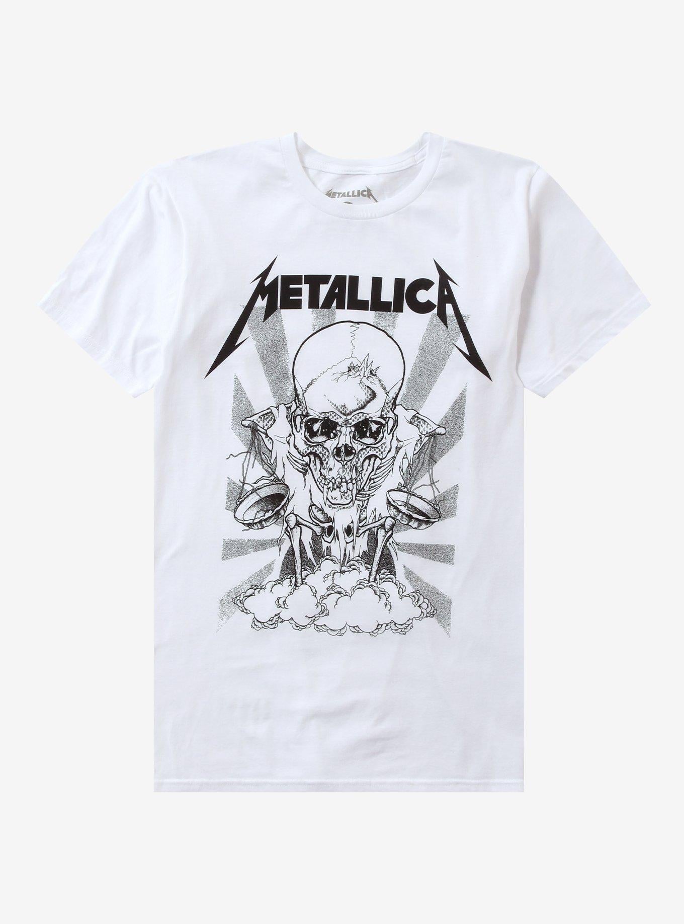 Metallica Skull & Justice Scales T-Shirt