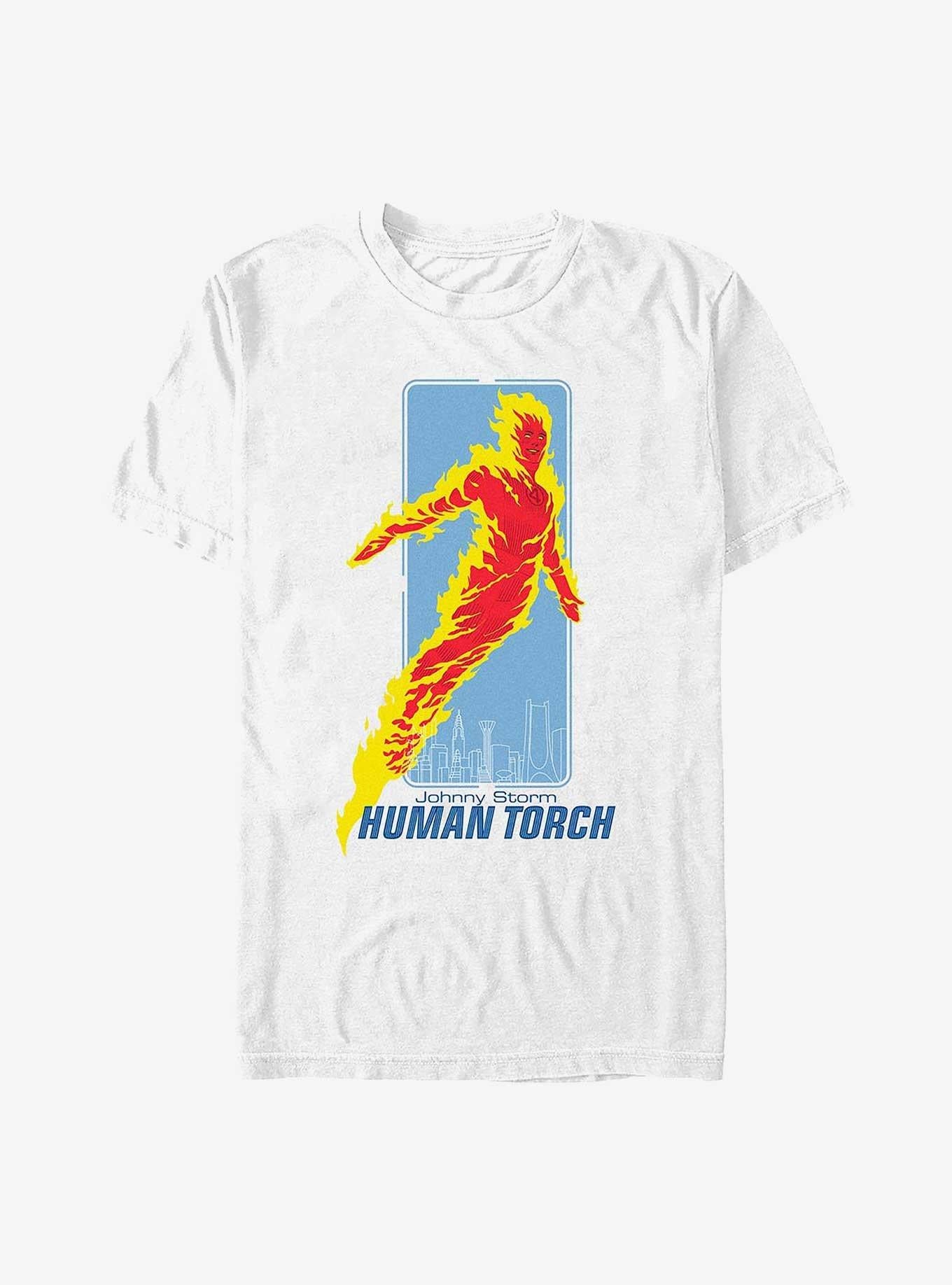 Marvel The Fantastic Four First Steps Human Torch Johnny T-Shirt T-Shirt – Unique Character Design | Trending Now