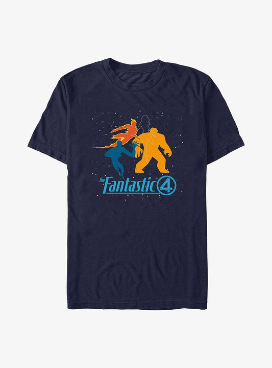 Marvel The Fantastic Four First Steps Fantastic Silhouette T-Shirt T-Shirt – Unique Character Design | Great Gift for Fans