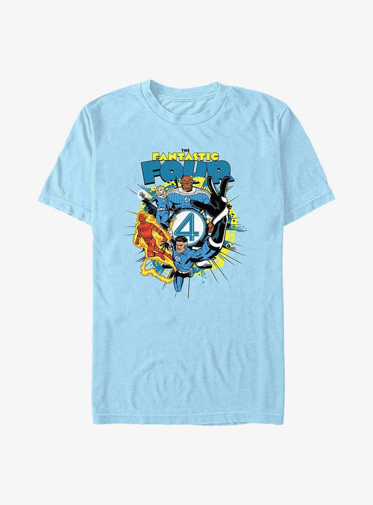 Marvel The Fantastic Four First Steps The Fantastic Four T-Shirt T-Shirt – High Detail Graphic | Great Gift for Fans