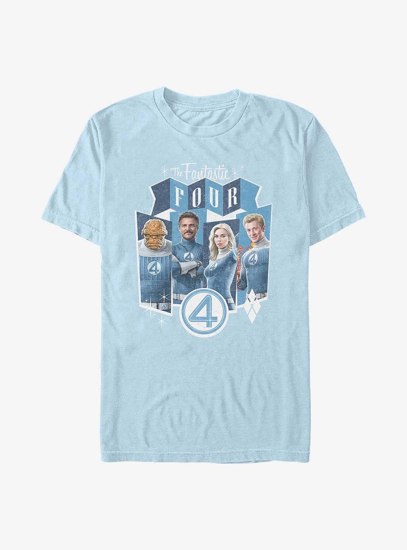 Marvel The Fantastic Four First Steps Heroes Panels T-Shirt T-Shirt – Unique Character Design | Must-Have Style