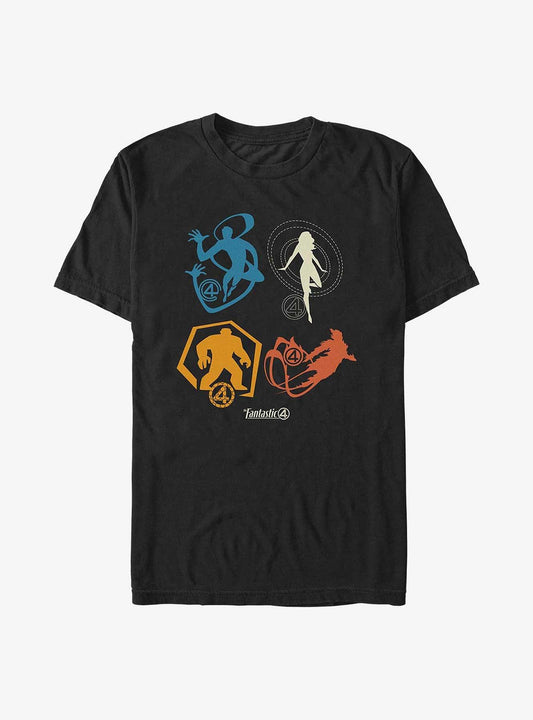 Marvel The Fantastic Four First Steps Fantastic Icons T-Shirt T-Shirt – Vintage Style Artwork | High Demand Item