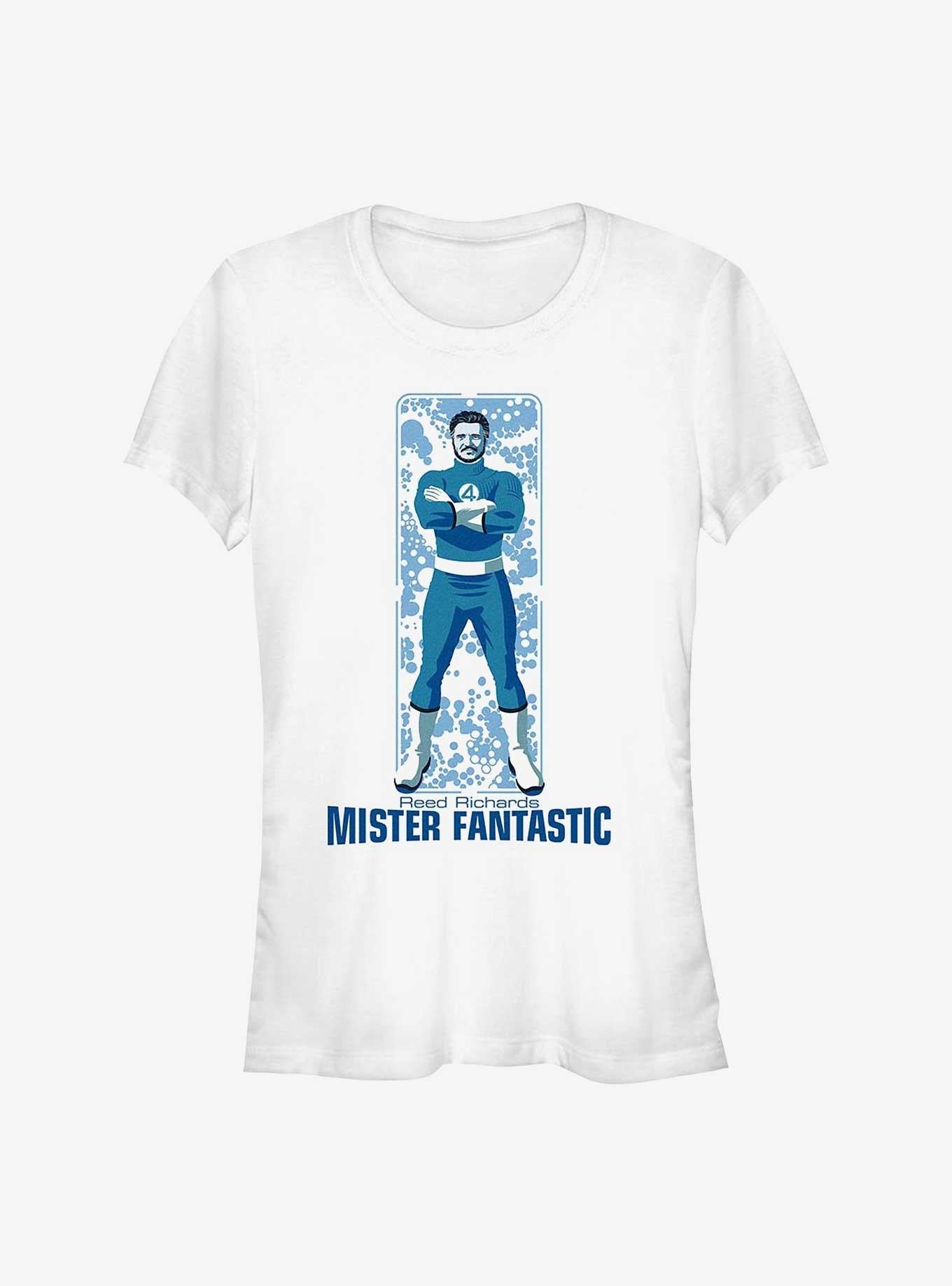 Marvel The Fantastic Four First Steps Mister Fantastic Reed Girls T-Shirt T-Shirt – Vintage Style Artwork | Great Gift for Fans