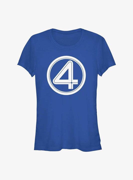 Marvel The Fantastic Four First Steps Fantastic Four Logo Girls T-Shirt T-Shirt – Unique Character Design | Perfect for Daily Wear