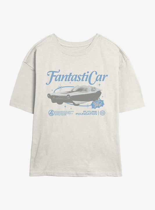Marvel The Fantastic Four First Steps Fantastic Car Girls Skimmer T-Shirt Hot Topic Exclusive T-Shirt – High Detail Graphic | Must-Have Style