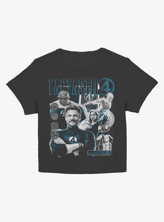 Marvel The Fantastic Four First Steps Club Fantastic Girls Baby T-Shirt Hot Topic Exclusive T-Shirt – Vintage Style Artwork | Great Gift for Fans