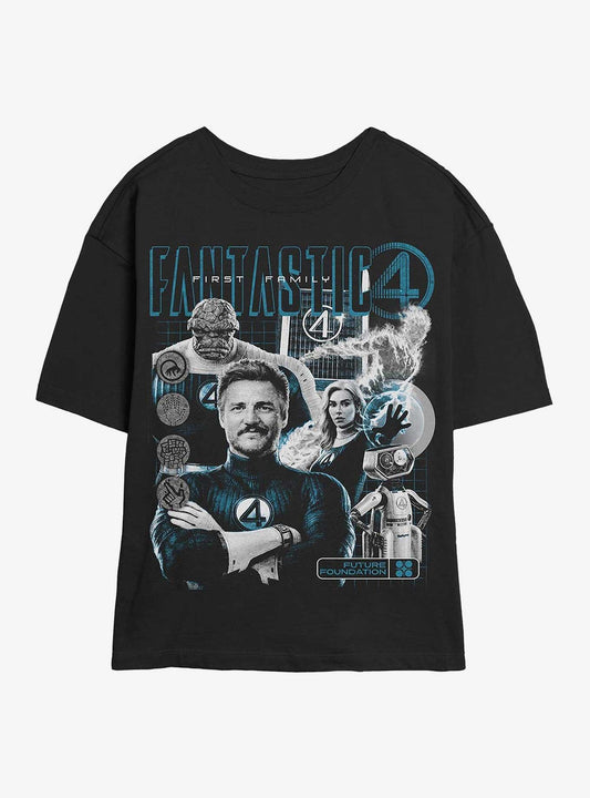 Marvel The Fantastic Four First Steps Club Fantastic Girls Skimmer T-Shirt Hot Topic Exclusive T-Shirt – Premium Quality Print | Perfect for Daily Wear