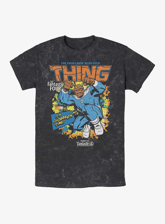 Marvel The Fantastic Four First Steps Thing Cover Mineral Wash T-Shirt Hot Topic Exclusive T-Shirt – Exclusive Art Edition | Trending Now