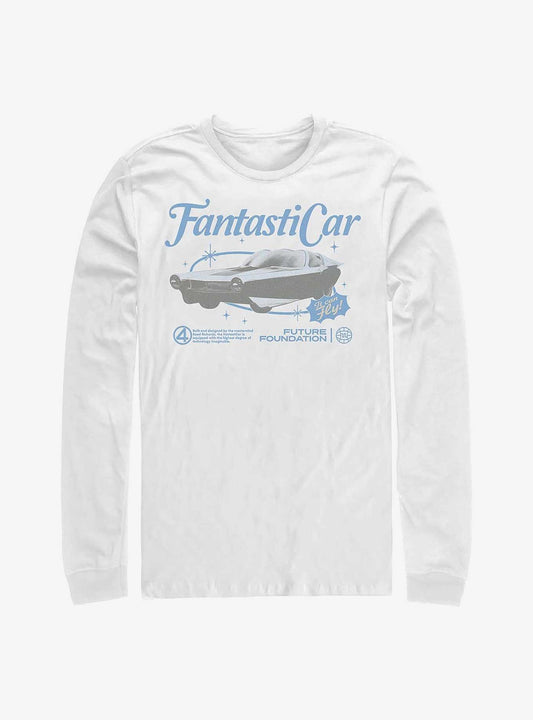 Marvel The Fantastic Four First Steps Fantastic Car Long-Sleeve T-Shirt Hot Topic Exclusive T-Shirt – Exclusive Art Edition | Perfect for Daily Wear