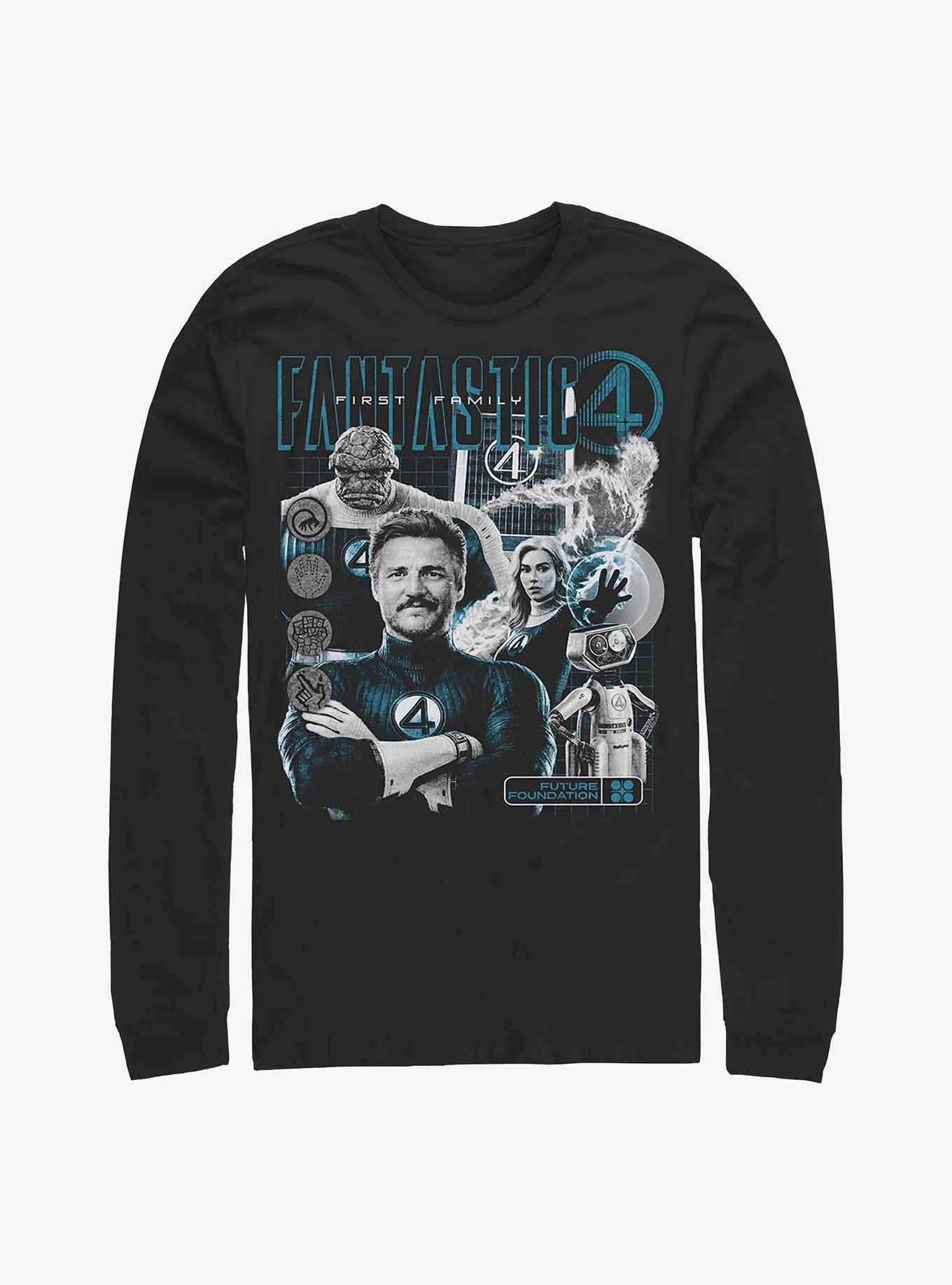 Marvel The Fantastic Four First Steps Club Fantastic Long-Sleeve T-Shirt Hot Topic Exclusive T-Shirt – Official Fan Merchandise | Trending Now