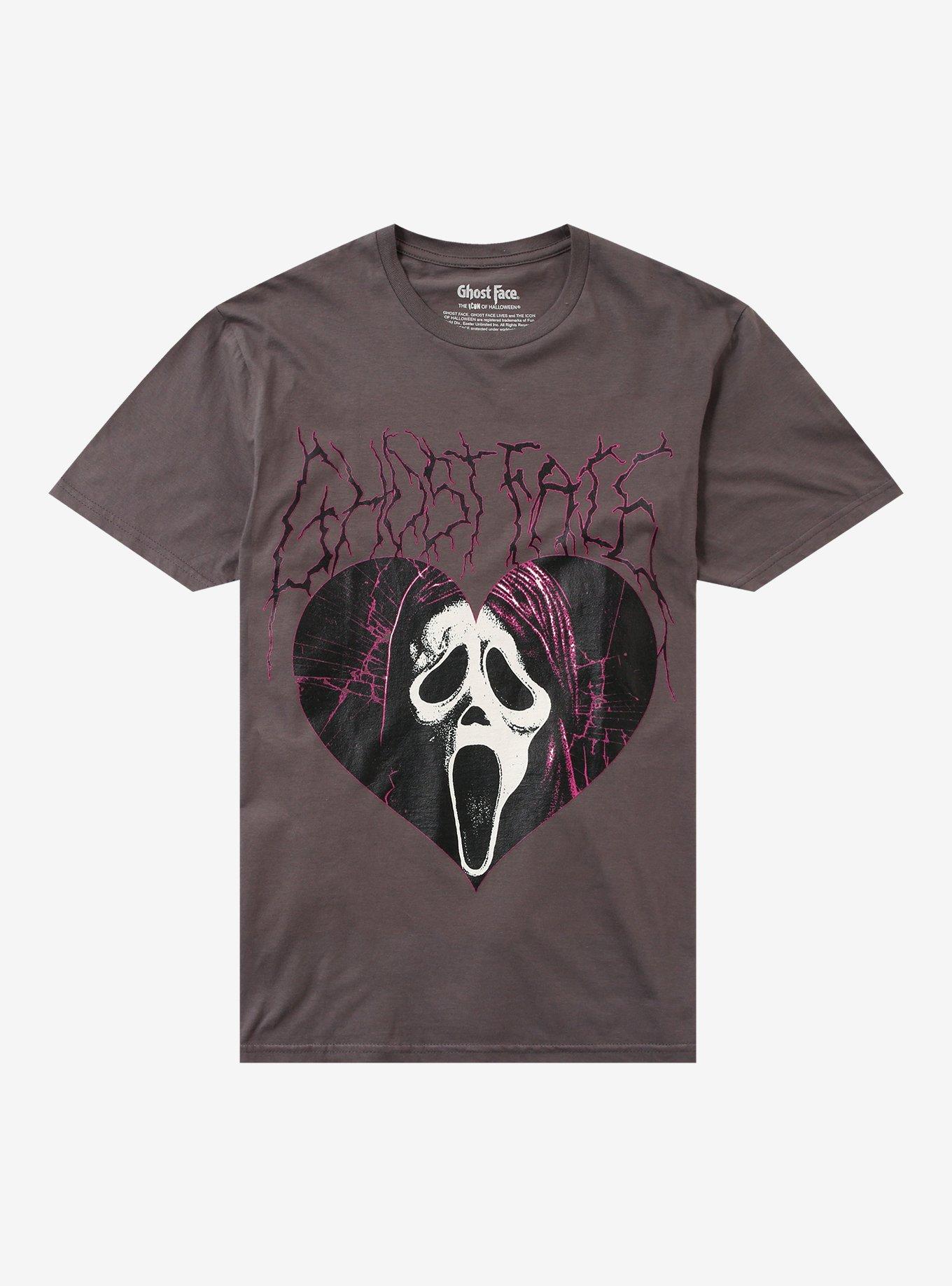 Ghost Face Heart Electric Girls T-Shirt