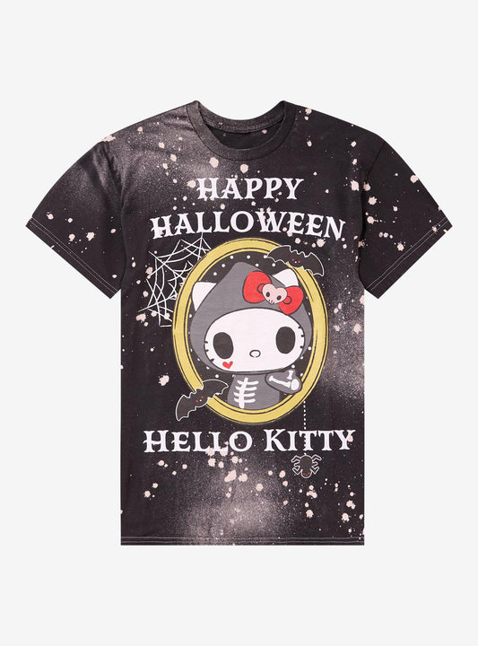 Hello Kitty Happy Halloween Glitter Splatter T-Shirt