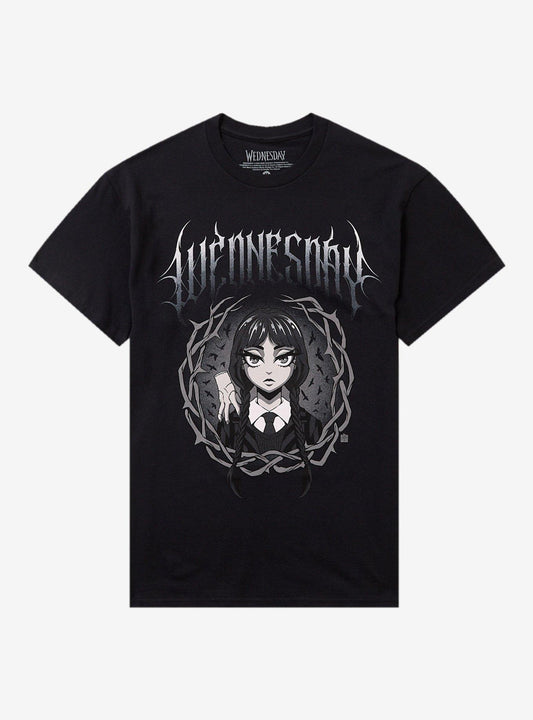 Wednesday Cartoon Portrait TShirt Graphic Tee | Graphic Tee | Unisex Shirt | Perfect Gift for Fans