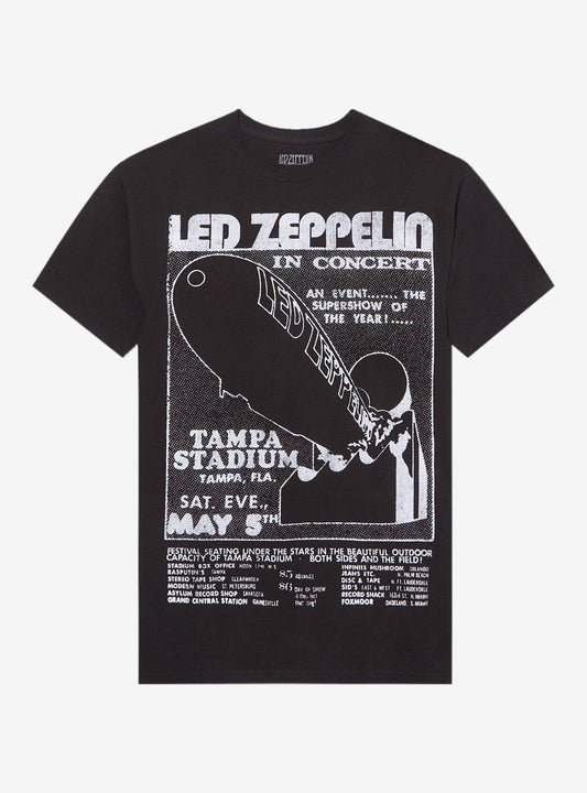 Led Zeppelin Tampa Stadium Concert T-Shirt