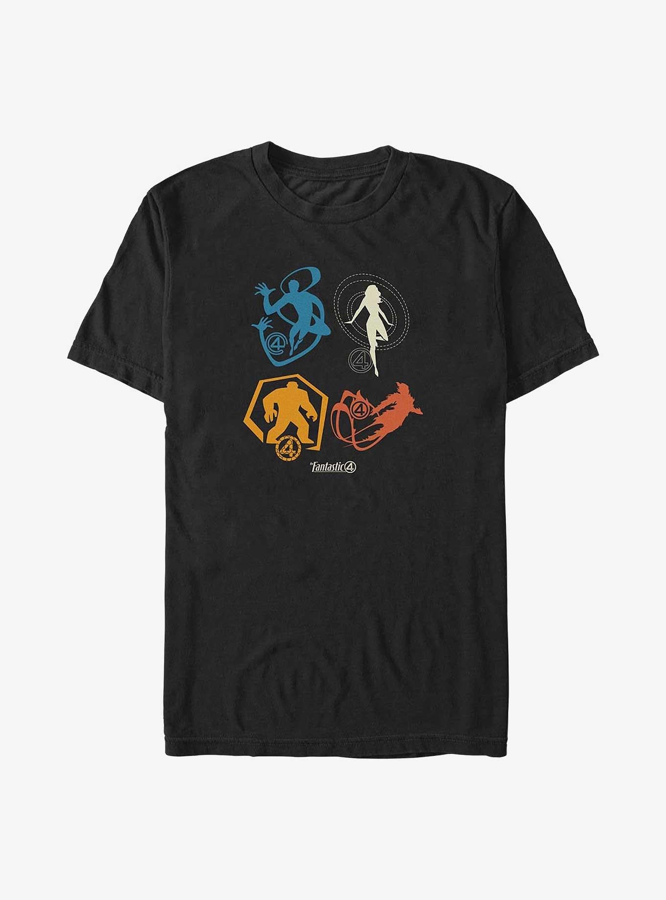 Marvel The Fantastic Four First Steps Fantastic Icons Big Tall T-Shirt T-Shirt – Unique Character Design | Must-Have Style