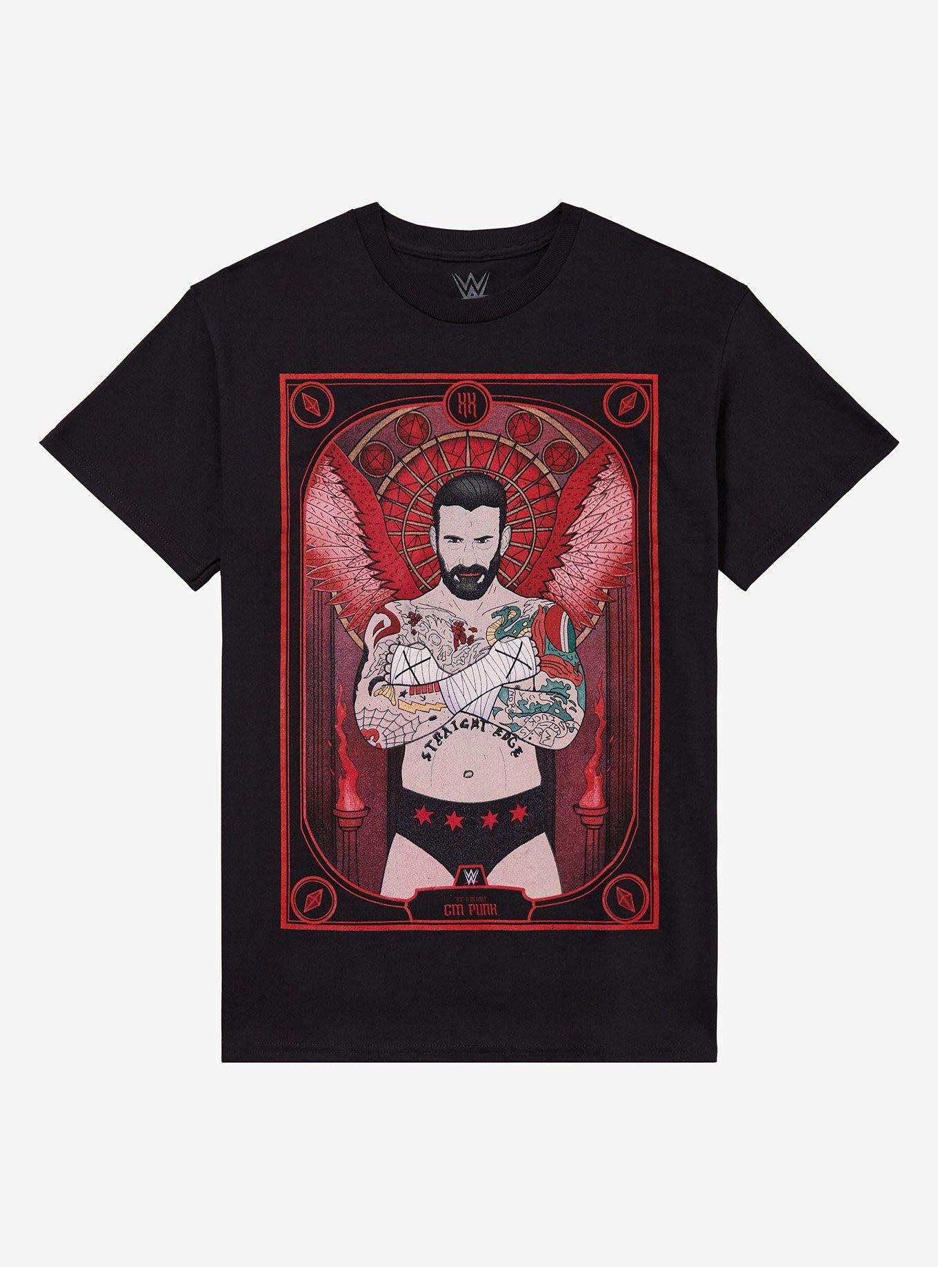 WWE CM Punk Tarot Card TShirt By Sketch Scythe Graphic Tee | Graphic Tee | Unisex Shirt | High-Quality Print
