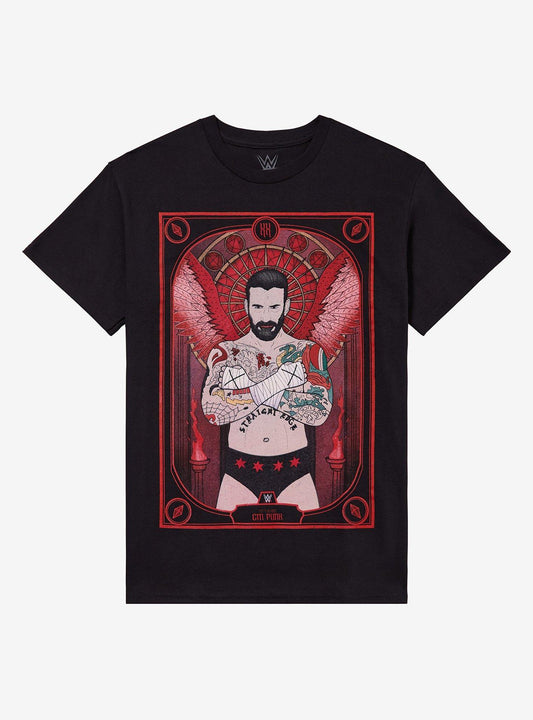 WWE CM Punk Tarot Card TShirt By Sketch Scythe Graphic Tee | Graphic Tee | Unisex Shirt | High-Quality Print