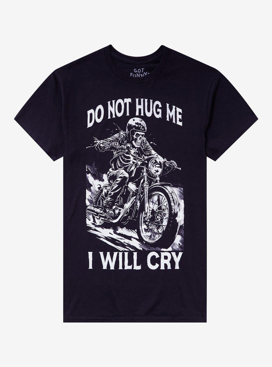 Do Not Hug Me Motorcycle TShirt By Got Funny Graphic Tee | Graphic Tee | Unisex Shirt | High-Quality Print