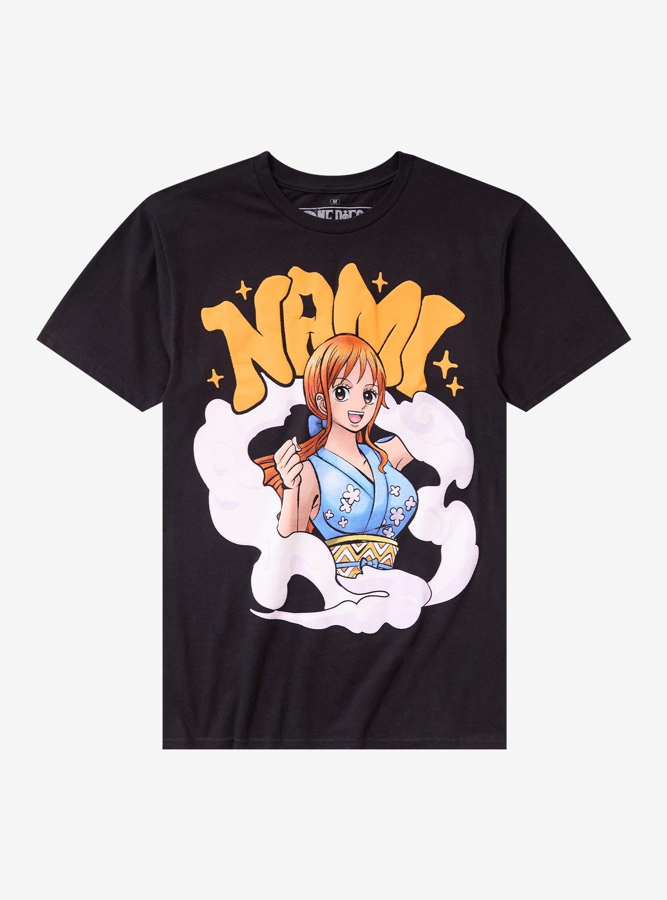 One Piece Nami Wano Puff Print T-Shirt