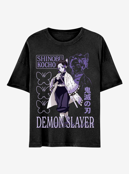 Demon Slayer: Kimetsu No Yaiba Shinobu Kocho Butterflies T-Shirt