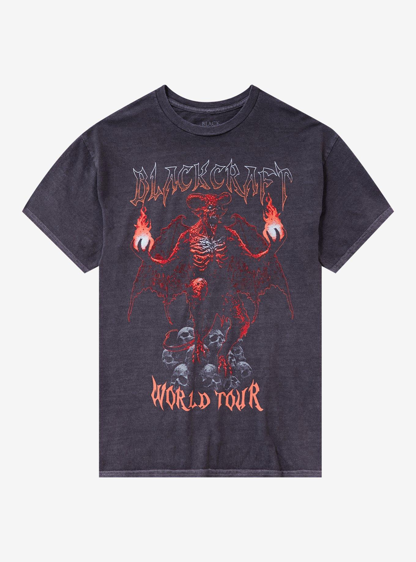 Blackcraft World Tour T-shirt | Trendy Graphic Tee | Casual Unisex T-shirt