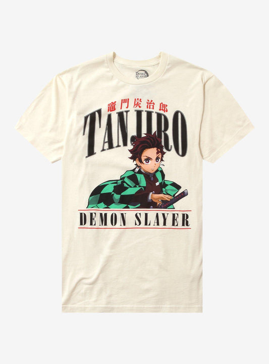 Demon Slayer: Kimetsu No Yaiba Tanjiro Name Panel T-Shirt