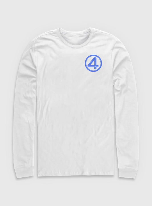 Marvel The Fantastic Four First Steps Fantastic Four Logo Long-Sleeve T-Shirt T-Shirt – Official Fan Merchandise | Perfect for Daily Wear