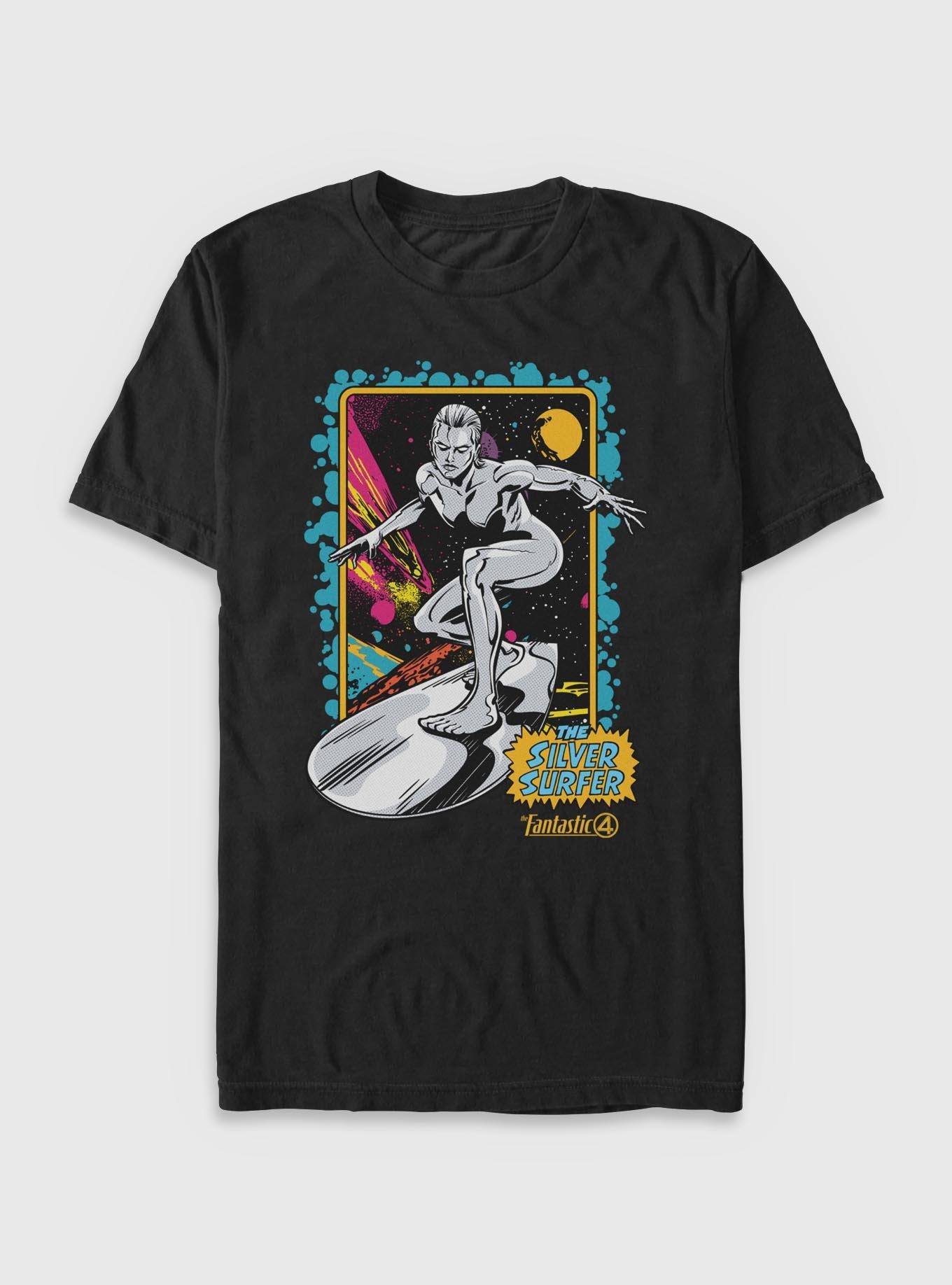 Marvel The Fantastic Four First Steps The Silver Surfer T-Shirt T-Shirt – Vintage Style Artwork | Perfect for Daily Wear